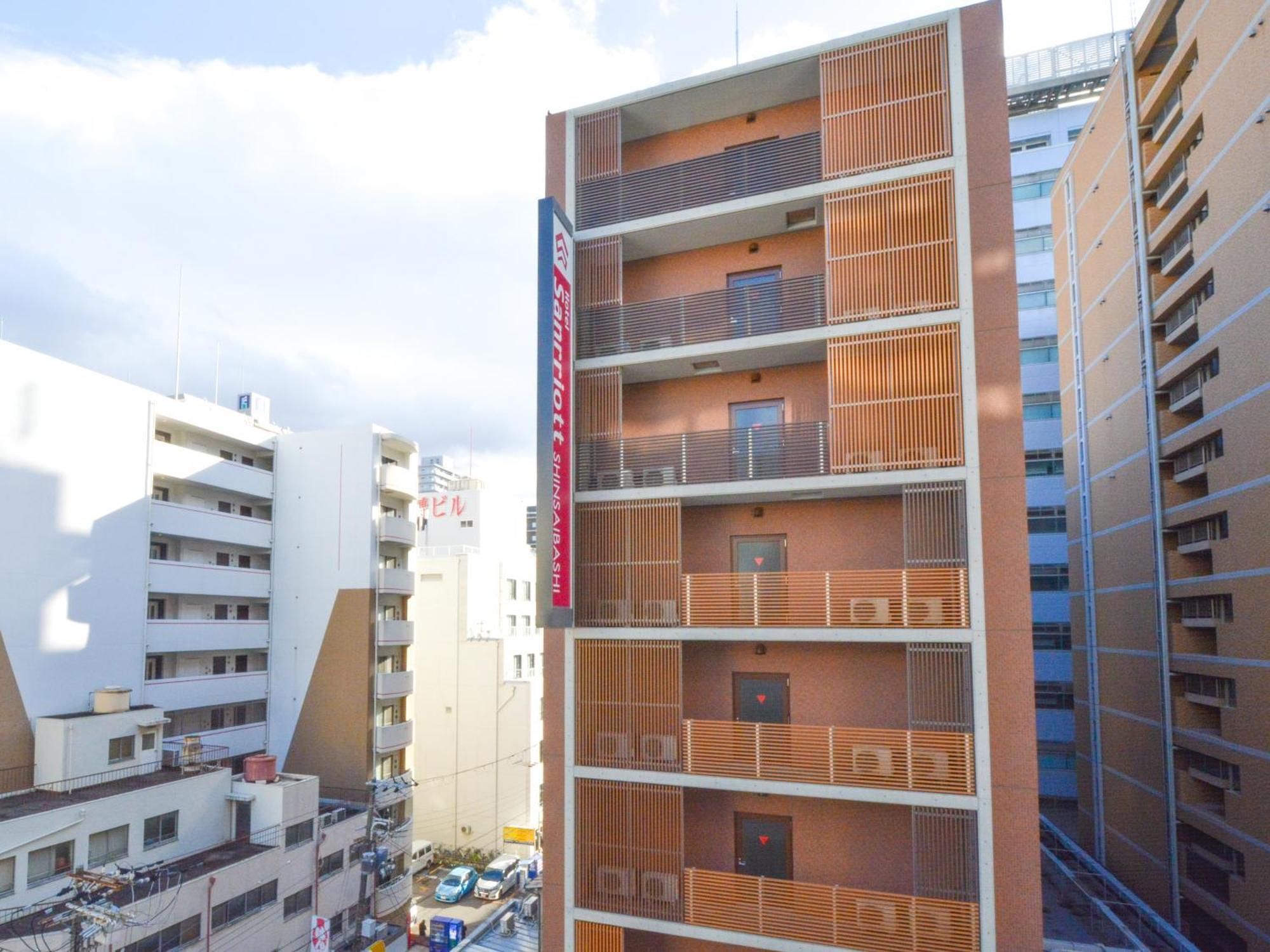 Hotel Sanrriott Shinsaibashi 오사카 외부 사진